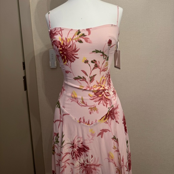 Reformation Bea Dress Pink - Size 0 - Picture 5 of 7